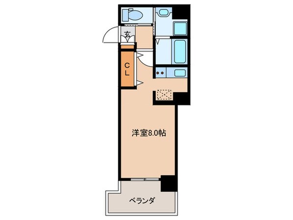 アヴェニール天神橋の物件間取画像